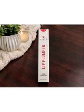 NEXXT Lip Plumper Hydrating Hyaluronic Acid Jojoba Vitamin E 5ml New